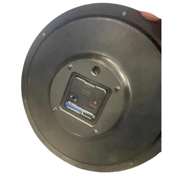 VTG CLOCK LEATHER WALL PERUVIAN NAZCA LINES BOHO RUSTIC RARE - Picture 9 of 10